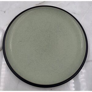 Denby Energy Celadon Green Charcoal Gray Dinner Plate Made in England